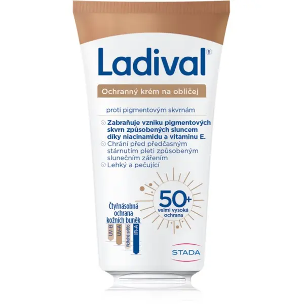 Ladival Ladival Anti-Pigment Spots zaštitna krema za lice s vitaminom E SPF 50+ 50 ml