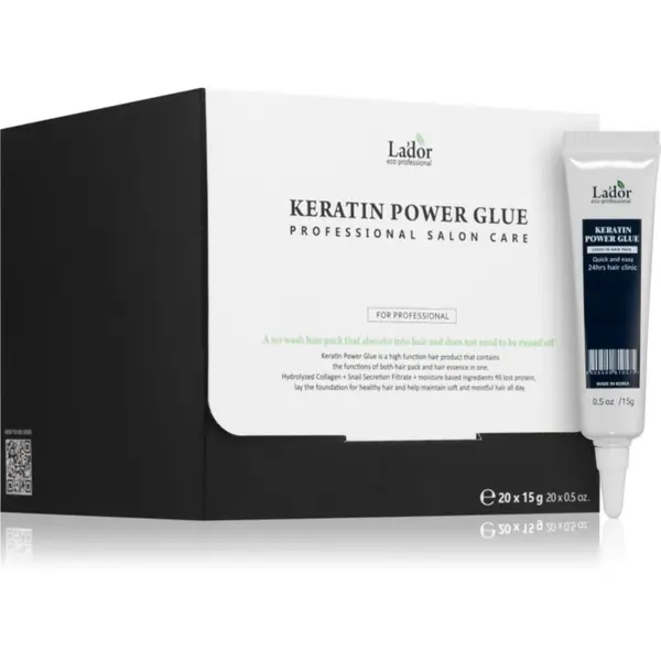 La'dor La'dor Keratin Power Glue njega za kosu bez ispiranja s keratinom 20x15 g