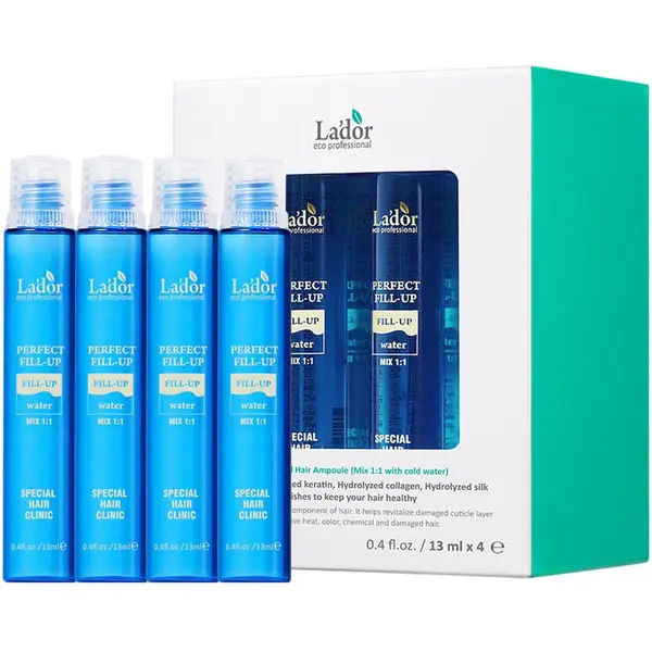 La'dor La'dor Perfect Hair Fill-Up intenzivni koncentrat za njegu za oštećenu i lomljivu kosu 4x13 ml