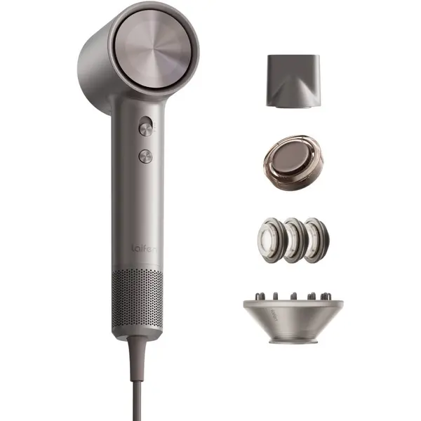 Laifen Laifen Swift 4 Polished Platinum super jako ionizacijsko sušilo za kosu Silver 1 kom