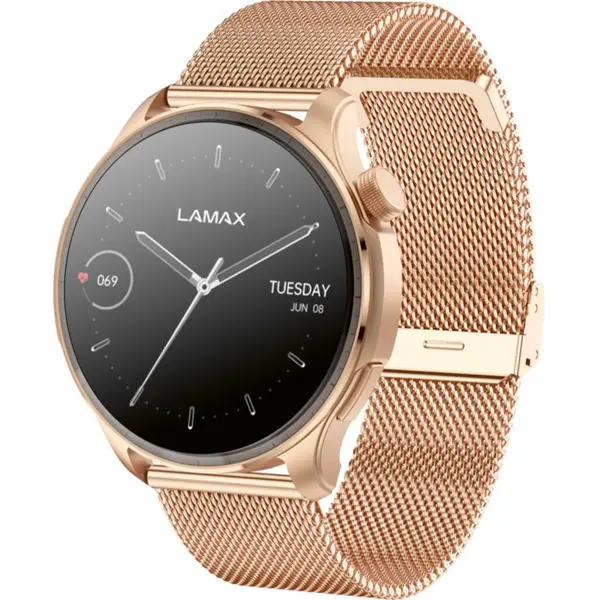 LAMAX Electronics LAMAX Electronics Prism AMOLED Rose Gold pametni satovi 1 kom