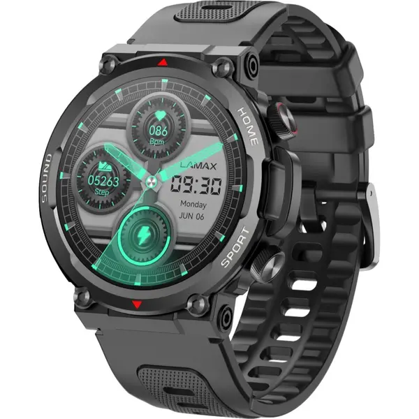 LAMAX Electronics LAMAX Electronics Xplore Black pametni satovi 1 kom