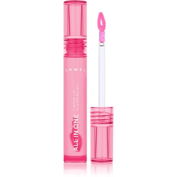 LAMEL LAMEL All in One Lip Tinted Plumping Oil tonirajuće ulje za usne za povećanje volumena № 403 3 ml