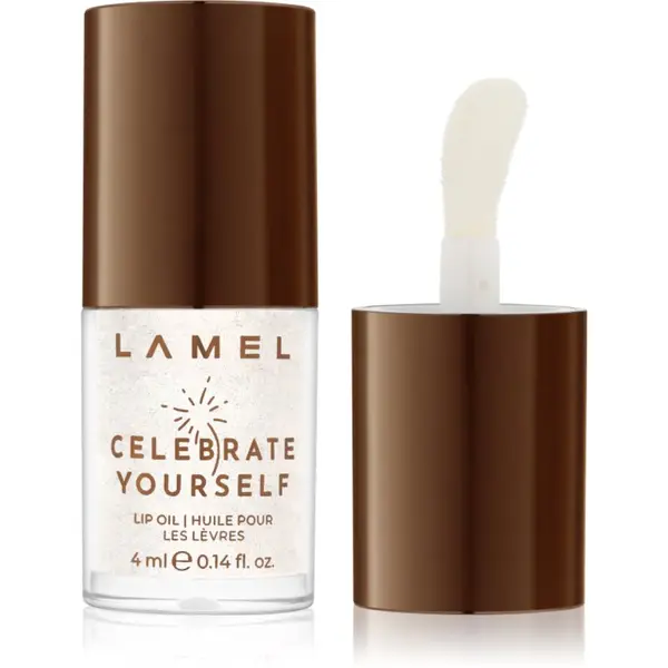 LAMEL LAMEL Celebrate Yourself ulje za usne sa šljokicama nijansa 01 4 ml