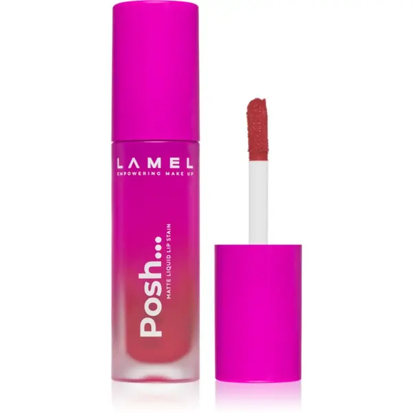 LAMEL LAMEL Posh Matte Liquid Lip Stain dugotrajni mat tekući ruž za usne nijansa №405 Punch Pin 4 g