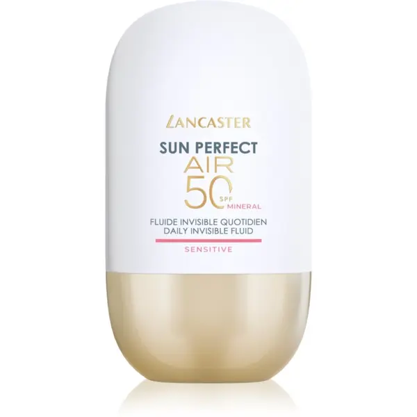 Lancaster Lancaster Sun Perfect Air 50 Sensitive Mineral ultra lagani zaštitni fluid za osjetljivo lice sklono crvenilu SPF 50 40 ml