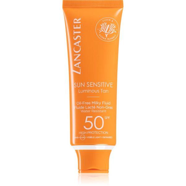 Lancaster Lancaster Sun Sensitive Oil-Free Milky Fluid fluid za sunčanje za lice SPF 50 50 ml