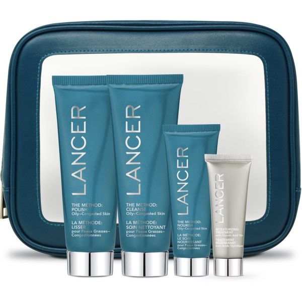 LANCER LANCER THE METHOD INTRO KIT Oily-Congested Skin poklon set (za masnu kožu)