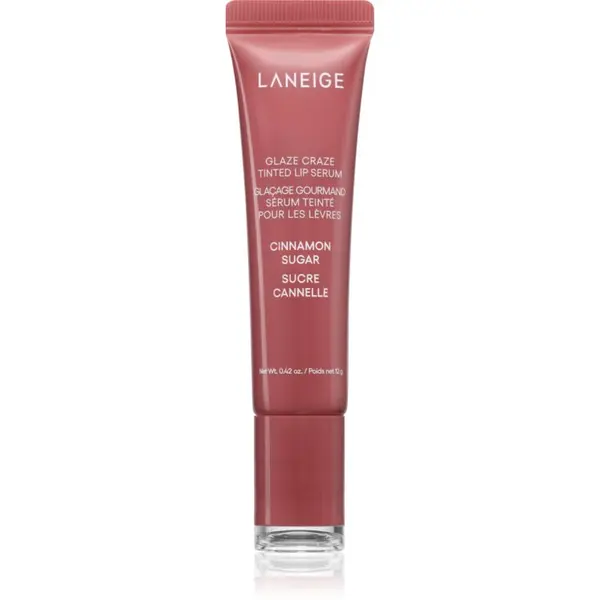 LANEIGE LANEIGE Glaze Craze Tinted Lip Serum balzam za toniranje za usne nijansa Cinnamon Sugar 12 g