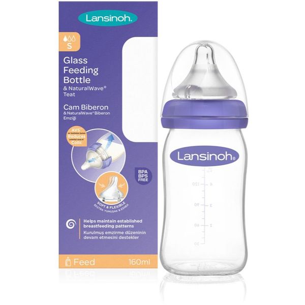 Lansinoh Lansinoh NaturalWave Glass bočica za bebe Slow 160 ml