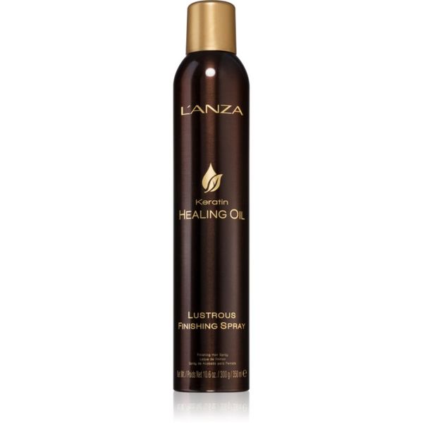 L'anza L'anza Keratin Healing Oil Lustrous Finishing Spray lak za kosu za jako učvršćivanje 350 ml
