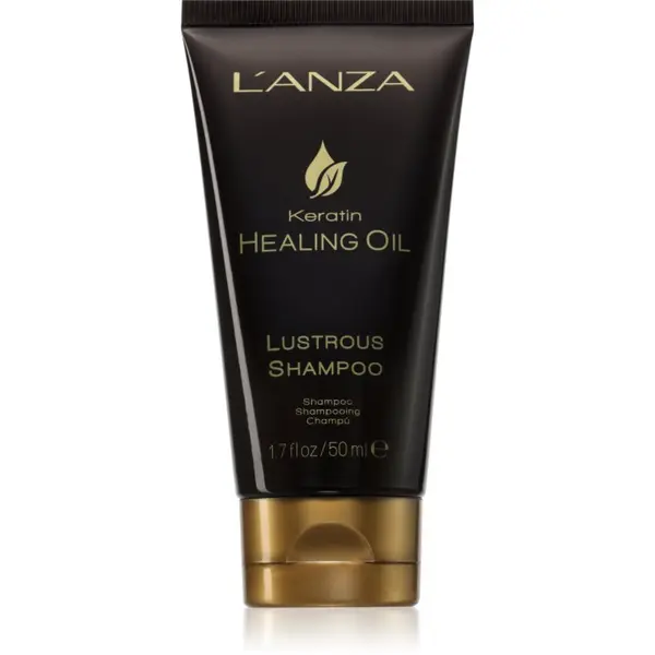 L'anza L'anza Keratin Healing Oil Lustrous Shampoo revitalizirajući šampon za oštećenu kosu 50 ml
