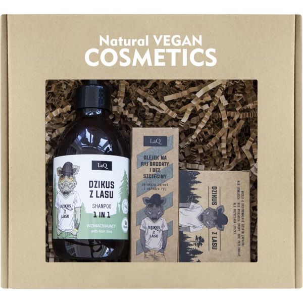 LaQ LaQ Boar From Forest božićni poklon set za kožu, kosu i bradu