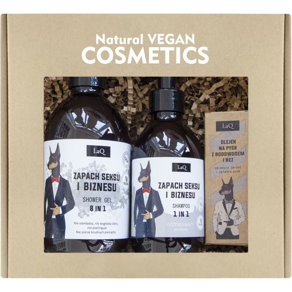 LaQ LaQ Doberman božićni poklon set za kosu, bradu i tijelo