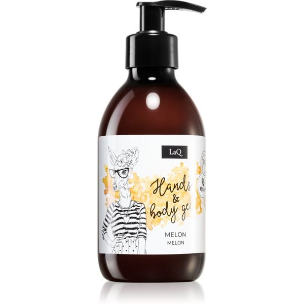 LaQ LaQ Fruit Line Melon osvježavajući gel za tuširanje za ruke i tijelo 300 ml