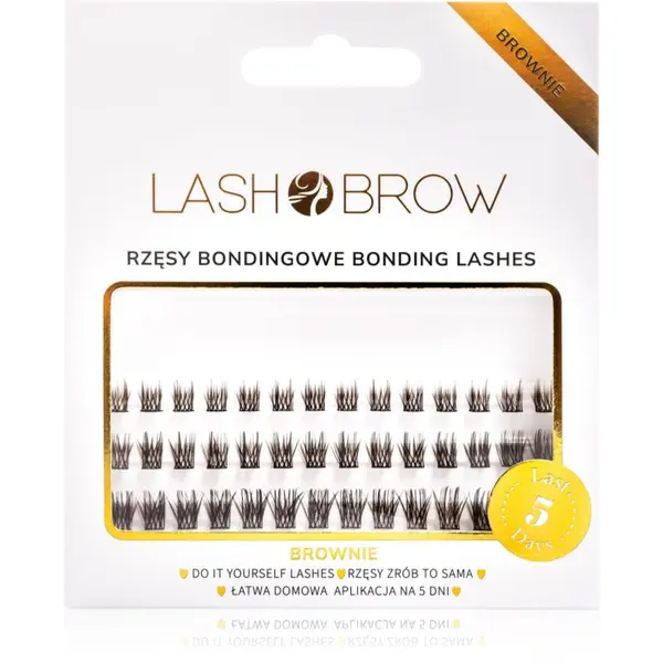 Lash Brow Lash Brow Bonding Eyelashes umjetne trepavice Basic Brownie 1 kom