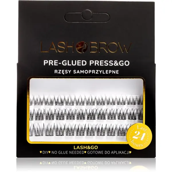 Lash Brow Lash Brow Press&Go Self-Adhesive Eyelashes samoljepljivi čuperci trepavica No Make Up 1 kom