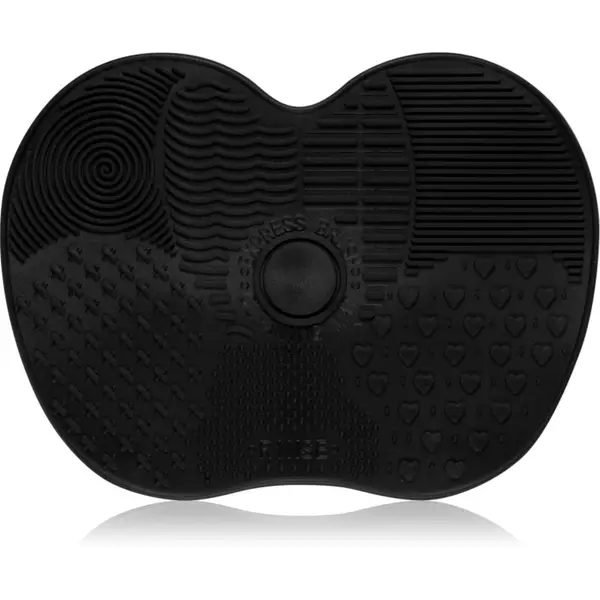 Lash Brow Lash Brow Silicone Make-up Brush Wash Matte Black podloga za čišćenje kistova veličina S 1 kom