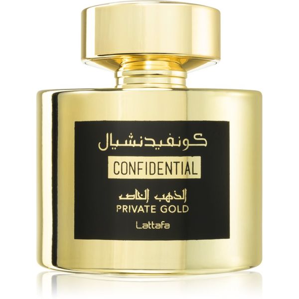 Lattafa Lattafa Confidential Private Gold parfemska voda uniseks 100 ml