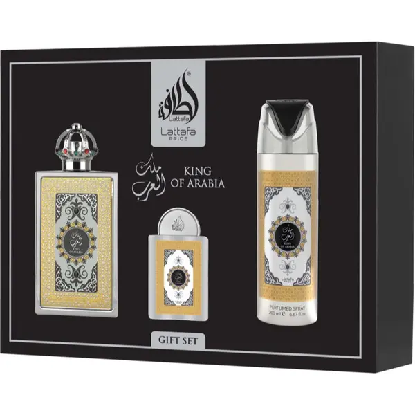 Lattafa Lattafa King Of Arabia poklon set za muškarce 1 kom