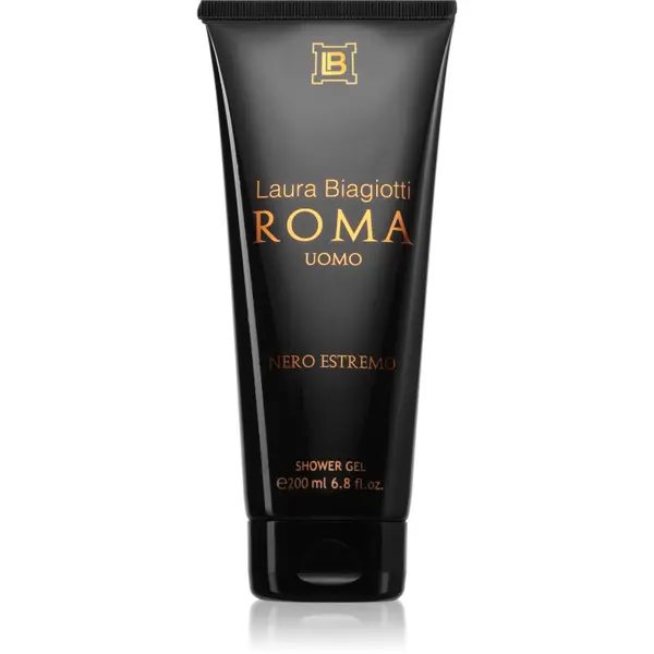 Laura Biagiotti Laura Biagiotti Roma Uomo Nero Estremo gel za tuširanje za muškarce 200 ml