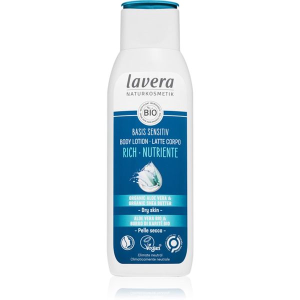 Lavera Lavera Basis Sensitiv intenzivno hranjivo mlijeko za tijelo za suhu kožu 250 ml