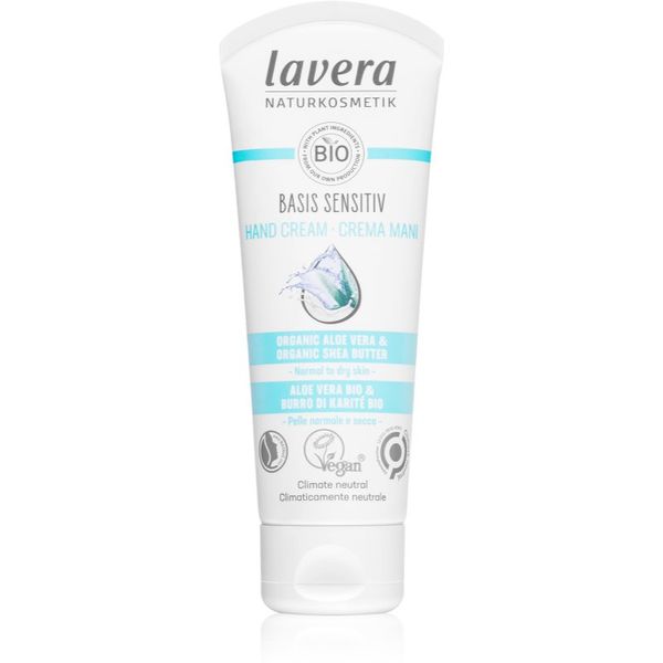 Lavera Lavera Basis Sensitiv krema za ruke s aloe verom 75 ml