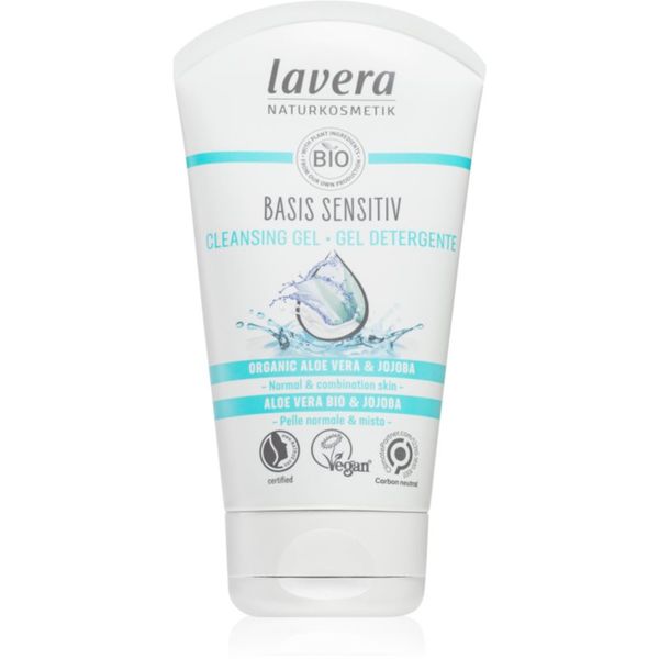 Lavera Lavera Basis Sensitiv nježni gel za čišćenje za normalnu i mješovitu kožu lica 125 ml