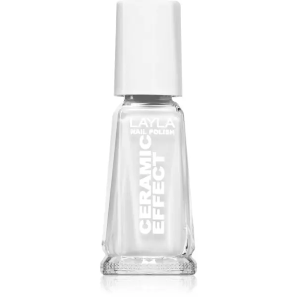 Layla Cosmetics Layla Cosmetics Ceramic Effect lak za nokte nijansa N.36 Pure White 10 ml