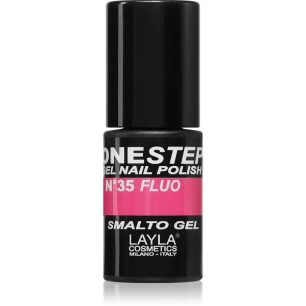 Layla Cosmetics Layla Cosmetics One Step lak za nokte nijansa n.35 Strike Fluo 5 ml