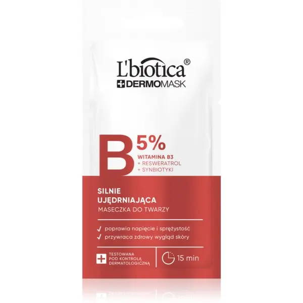 L’biotica L’biotica DermoMask B 5% učvršćujuća maska za lice 8 ml