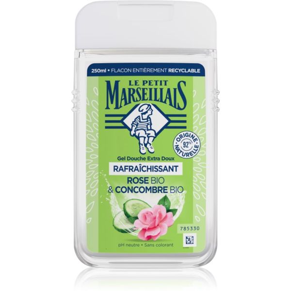 Le Petit Marseillais Le Petit Marseillais Bio Rose & Bio Cucumber nježni gel za tuširanje 250 ml