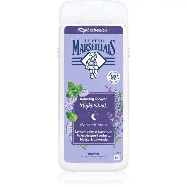 Le Petit Marseillais Le Petit Marseillais Night Collection Lemon Balm & Lavender relaksirajući gel za tuširanje 650 ml