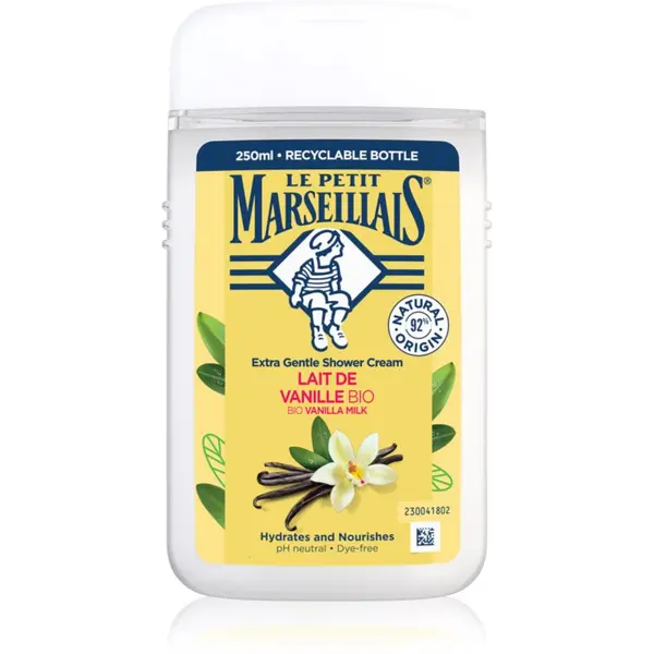 Le Petit Marseillais Le Petit Marseillais Vanilla Milk BIO kremasti gel za tuširanje 250 ml