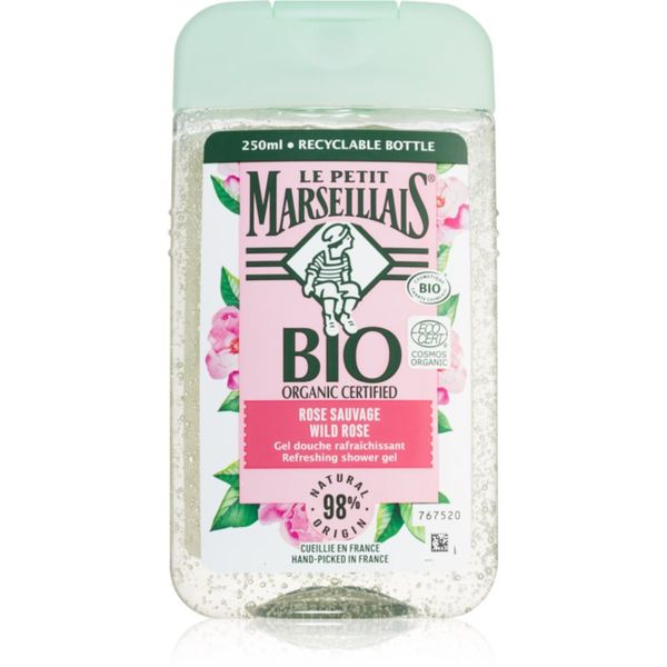Le Petit Marseillais Le Petit Marseillais Wild Rose Bio Organic osvježavajući gel za tuširanje 250 ml