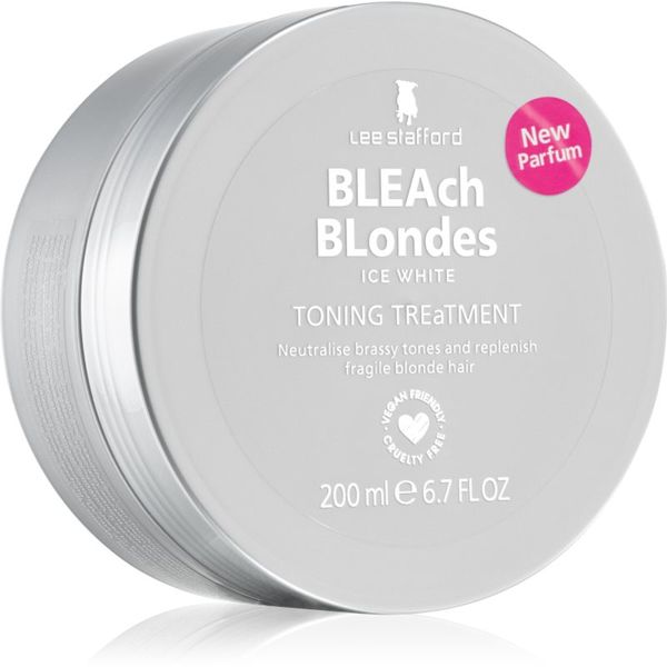 Lee Stafford Lee Stafford Bleach Blondes Ice White maska za kosu neutralizirajući žuti tonovi 200 ml
