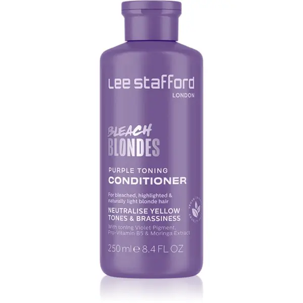 Lee Stafford Lee Stafford Bleach Blondes Toning Conditioner regenerator za toniranje za plavu i kosu s pramenovima 250 ml