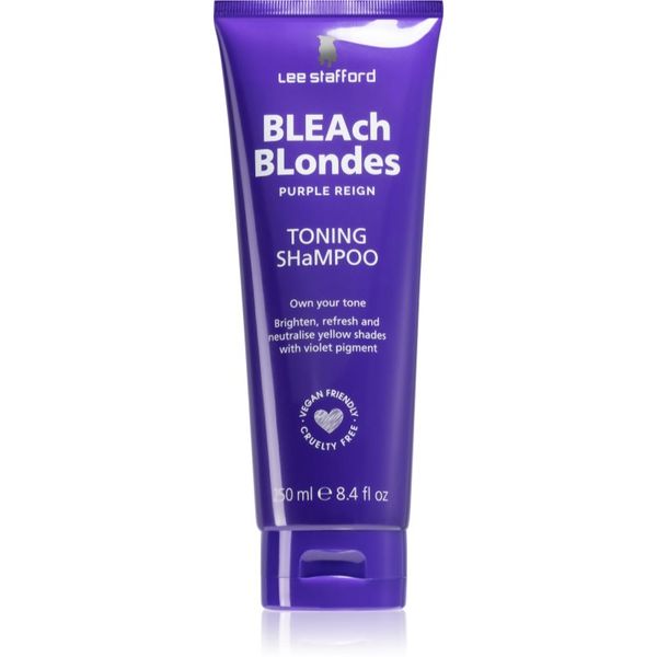 Lee Stafford Lee Stafford Bleach Blondes Toning Shampoo šampon za plavu kosu neutralizirajući žuti tonovi 250 ml