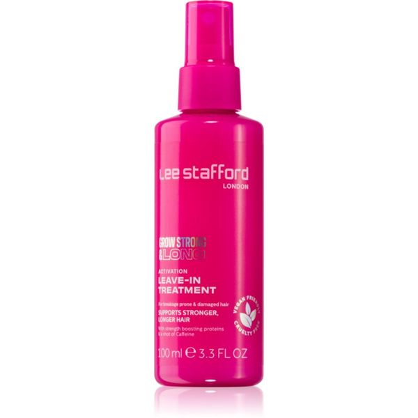 Lee Stafford Lee Stafford Grow Strong & Long Activation Leave - In Treatment sprej za kosu za jačanje kose 100 ml