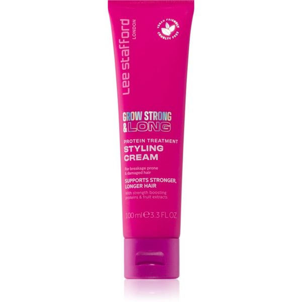 Lee Stafford Lee Stafford Grow Strong & Long Styling Cream krema za stiliziranje s proteinom 100 ml