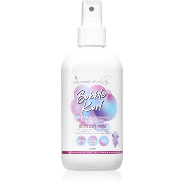 Les Secrets De Loly Les Secrets De Loly Bubble Kurl sprej za kosu za jednostavno raščešljavanje kose za djecu 250 ml