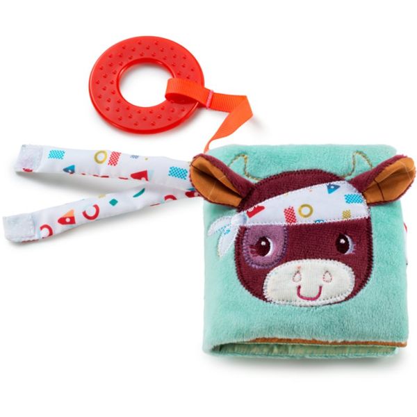 Lilliputiens Lilliputiens Playbook Farm edukativna knjiga kontrastnih boja s grickalicom 1 kom