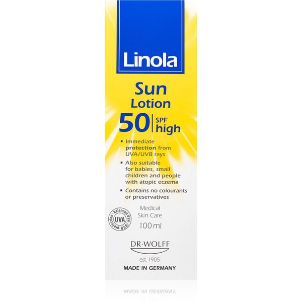 Linola Linola Sun Lotion SPF50 krema za sunčanje za suhu i atopičnu kožu 100 ml