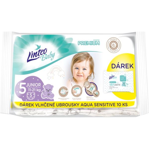 Linteo Linteo Baby Premium Junior jednokratne pelene 11-21 kg 5 kg