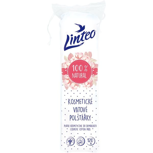 Linteo Linteo Natural Cotton Pads blazinice 120 kom