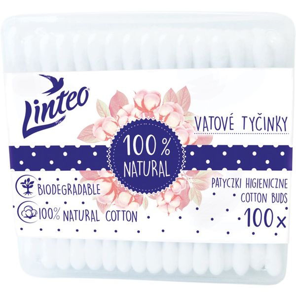 Linteo Linteo Natural štapići za uši kutija 100 kom