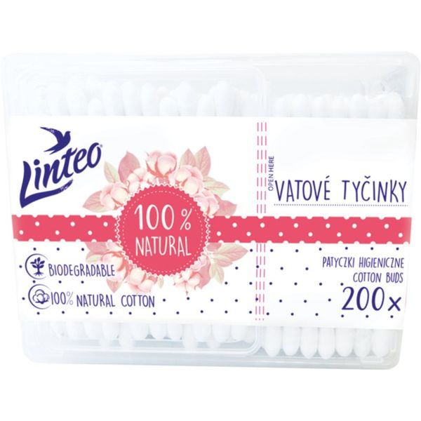 Linteo Linteo Natural štapići za uši kutija 200 kom