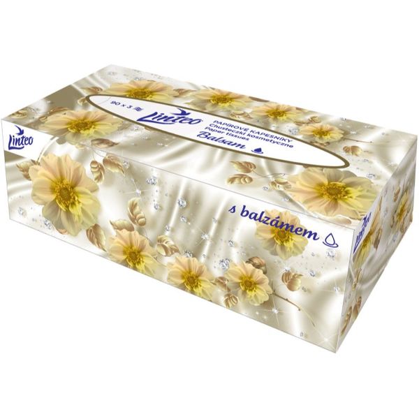 Linteo Linteo Paper Tissues Three-ply Paper, 90 pcs per box papirnate maramice s balzamom 90 kom
