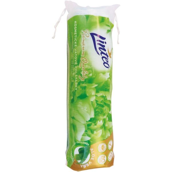 Linteo Linteo Premium blazinice za skidanje šminke Aloe Vera 80 kom