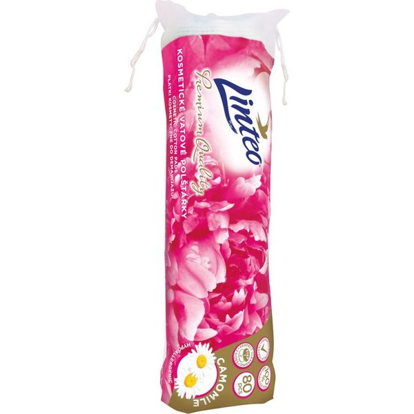 Linteo Linteo Premium blazinice za skidanje šminke Camomile 80 kom